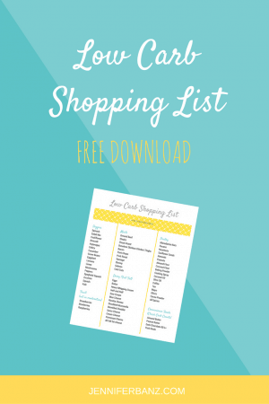 Keto Shopping List - Free Download! • Low Carb with Jennifer
