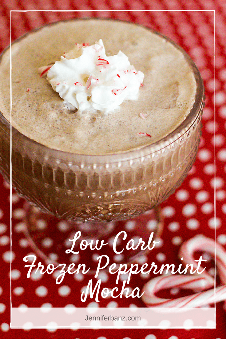 Frozen peppermint mocha - low carb