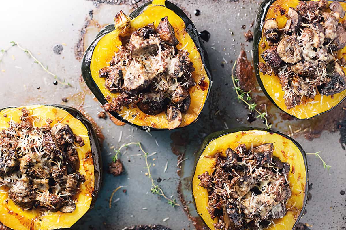 baked stuffed acorn squash