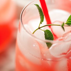 Celebrate watermelon season with this low carb watermelon drink! It is so refreshing and tastes like you just bit into a fresh piece of watermelon. Booze it up with vodka and take it to your next girlfriend get together!