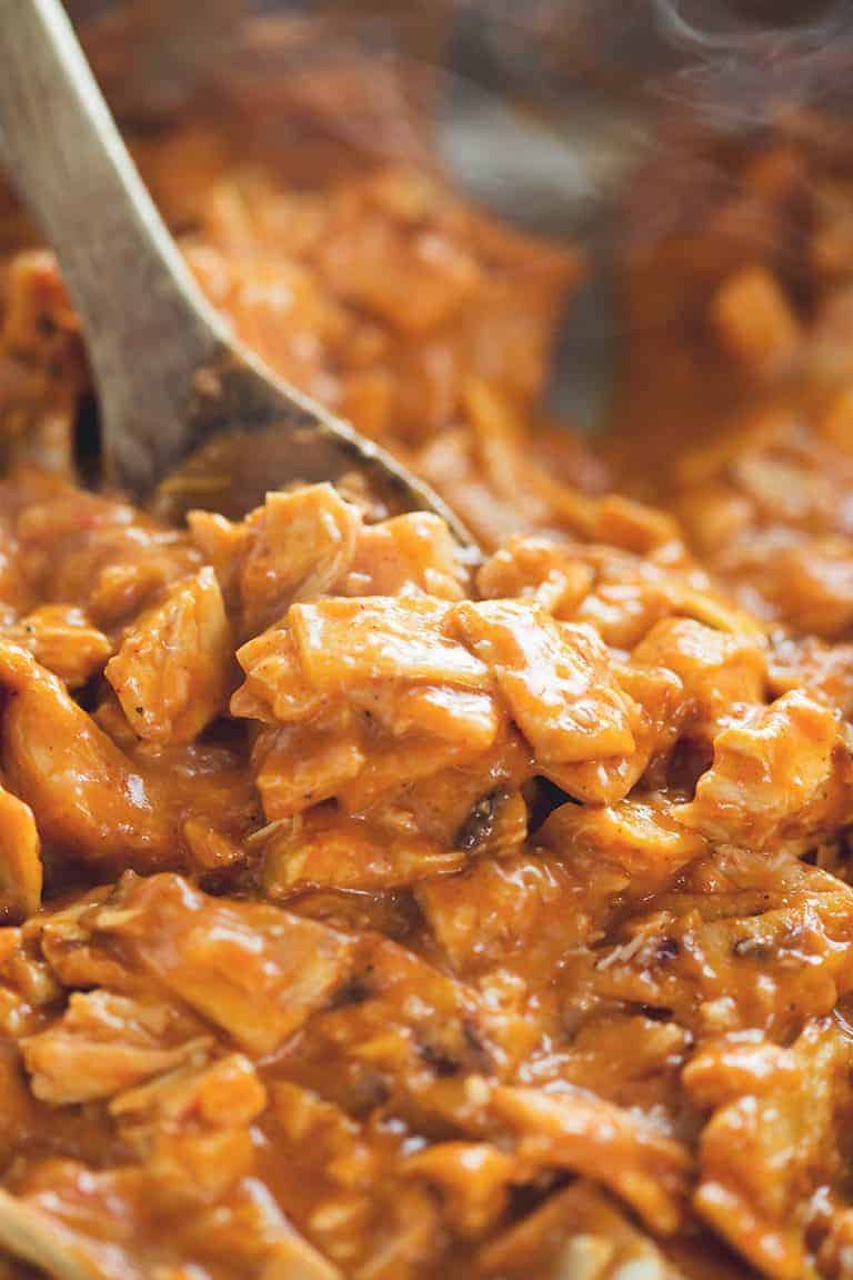 low carb chicken enchiladas skillet