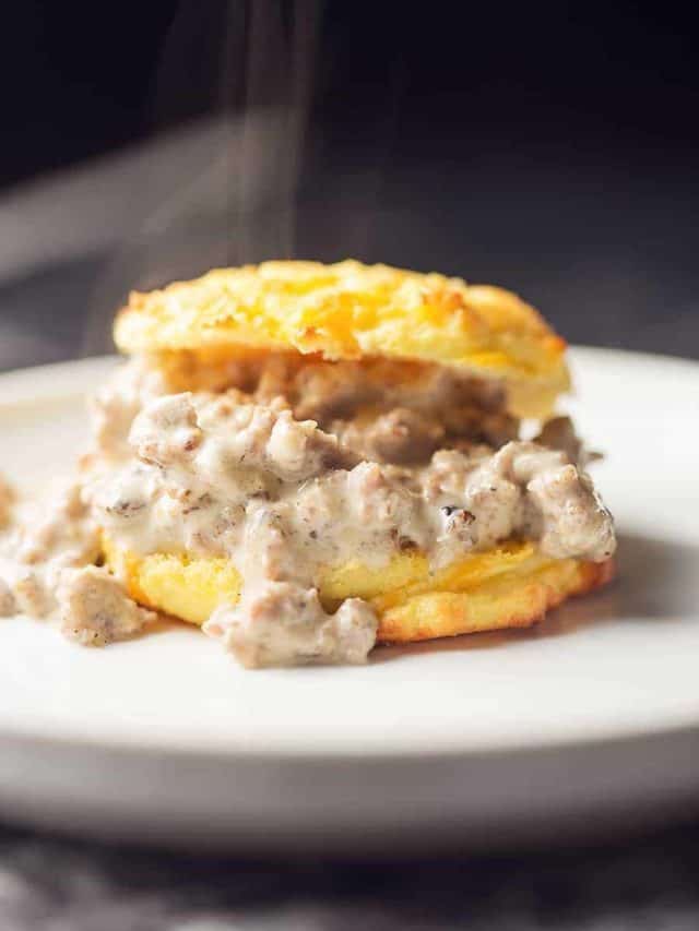 Keto Biscuits and Gravy