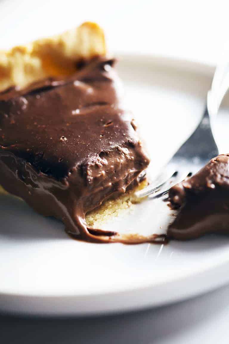 Chocolate Pudding Keto Pie