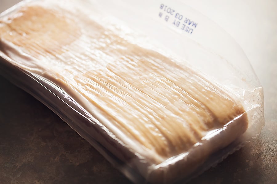 a package of thick cut bacon