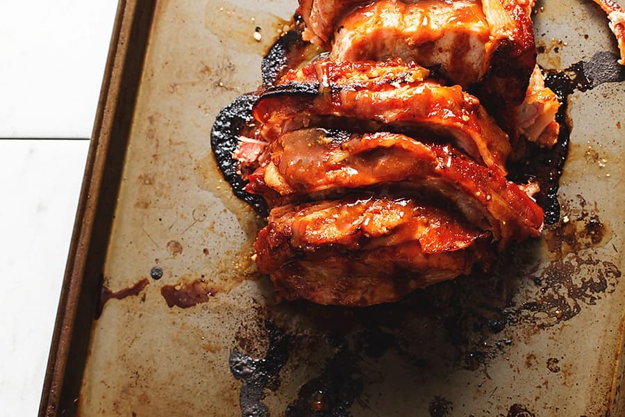 Saucy crock pot pork roast