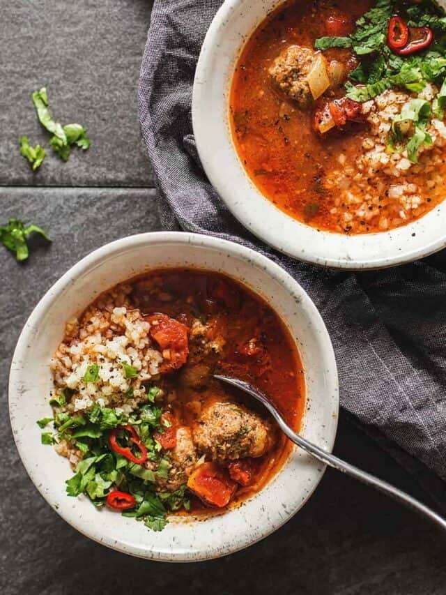 Albondigas Soup (Mexican Meatball Soup)