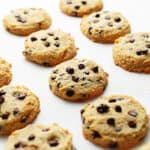 baked keto chocolate chip cookies
