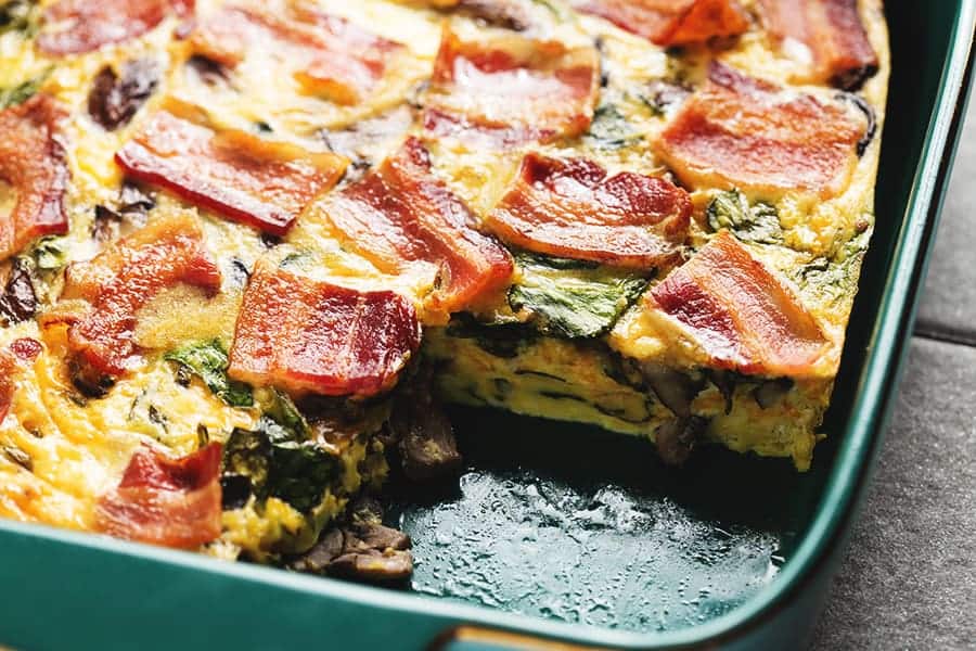 Low Carb Breakfast Casserole • Low Carb with Jennifer
