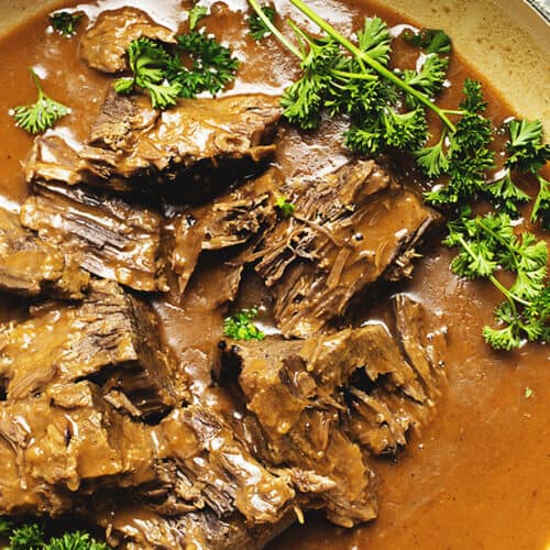 rump roast cooked in an instant pot