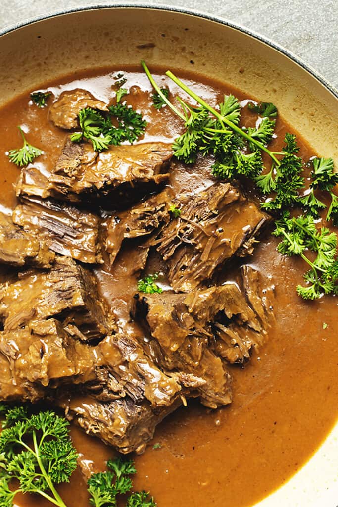 rump roast cooked in an instant pot