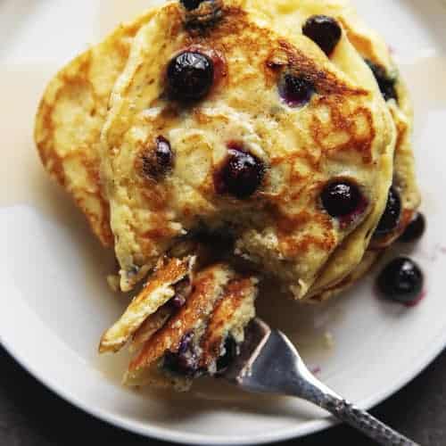 keto blueberry pancakes