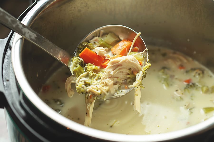 Instant Pot chicken soup