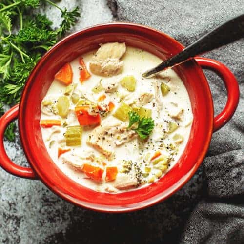 Instant Pot Creamy Chicken Soup