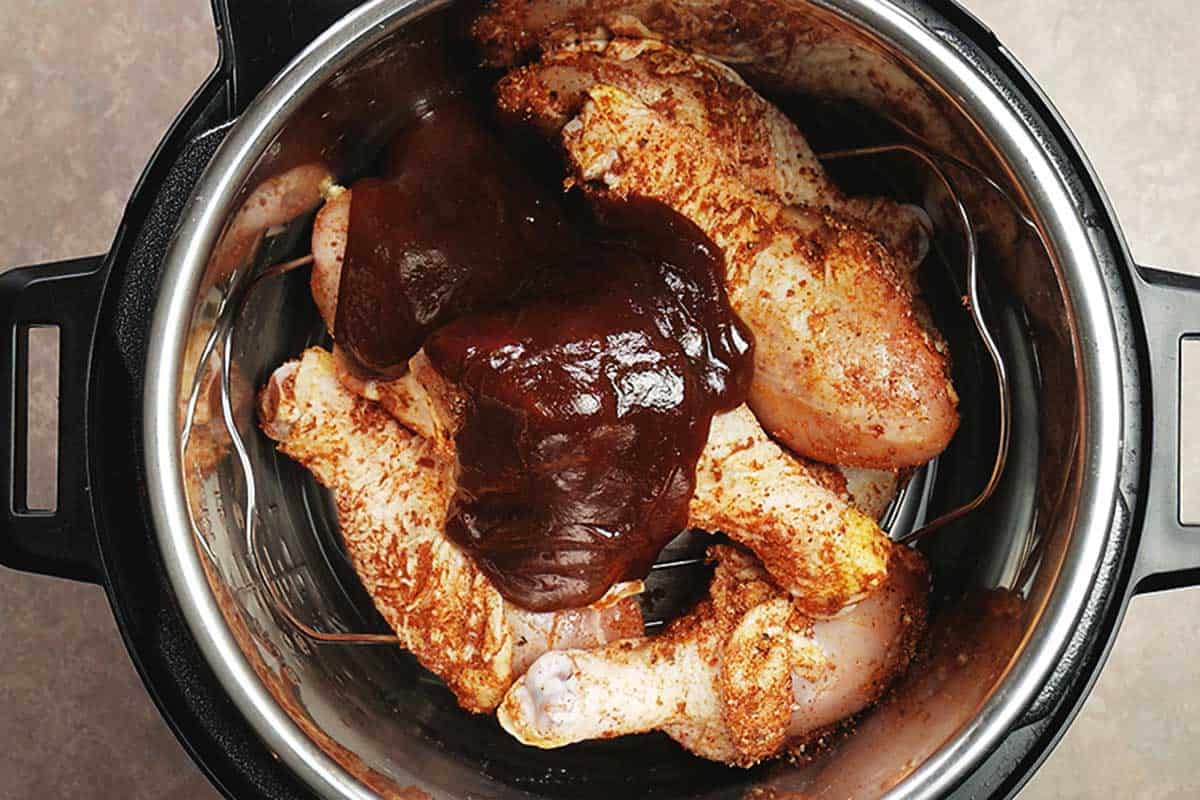 chicken legs in an instant pot