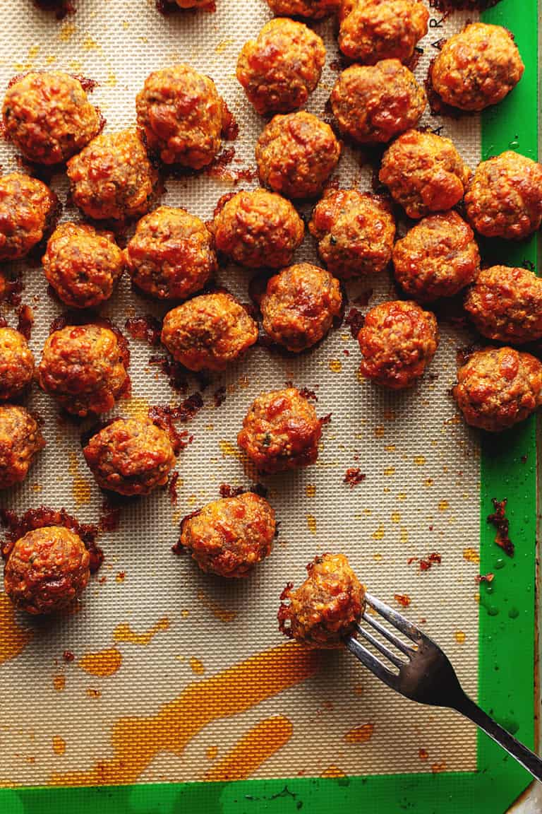 Keto Sausage Balls • Low Carb with Jennifer