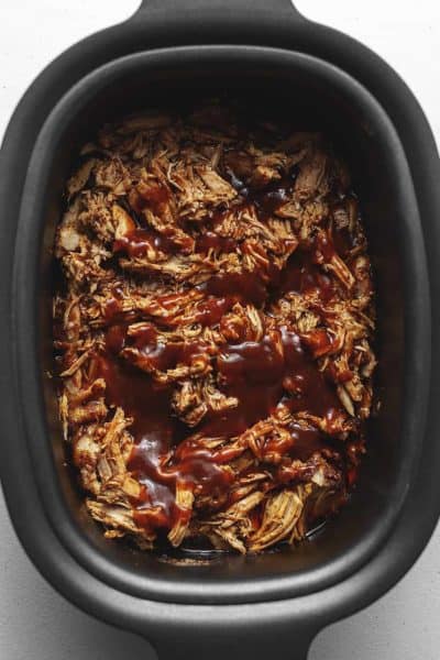 Crock Pot BBQ Chicken Thighs • Low Carb with Jennifer