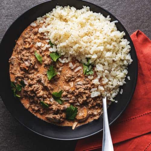 ground beef stroganoff