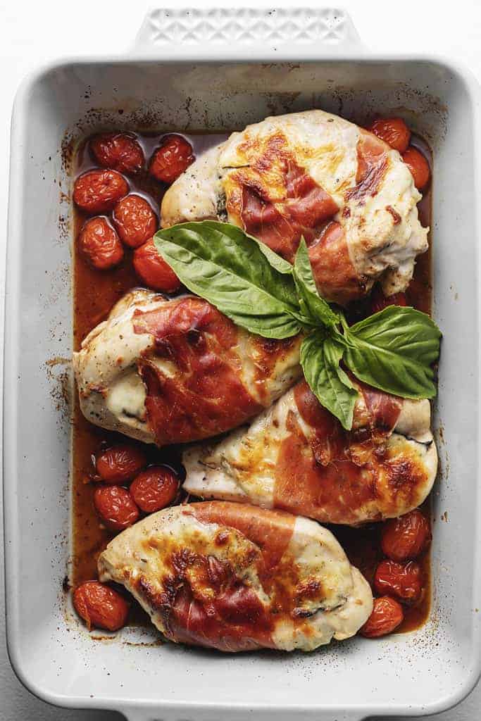 Keto Italian Cheese Stuffed Chicken Breast • Low Carb with Jennifer