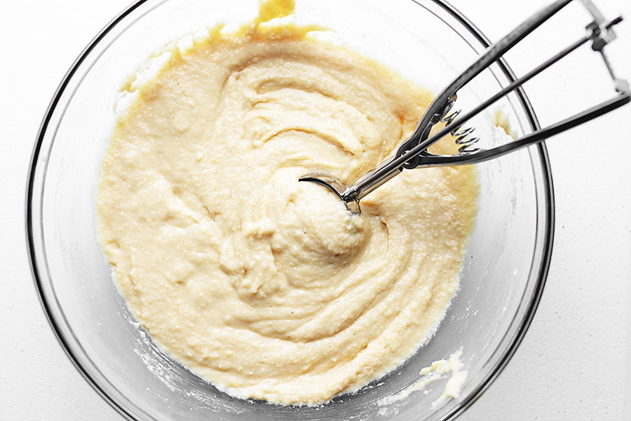almond flour muffin batter