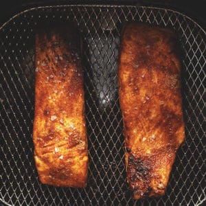 salmon filets in a air fryer