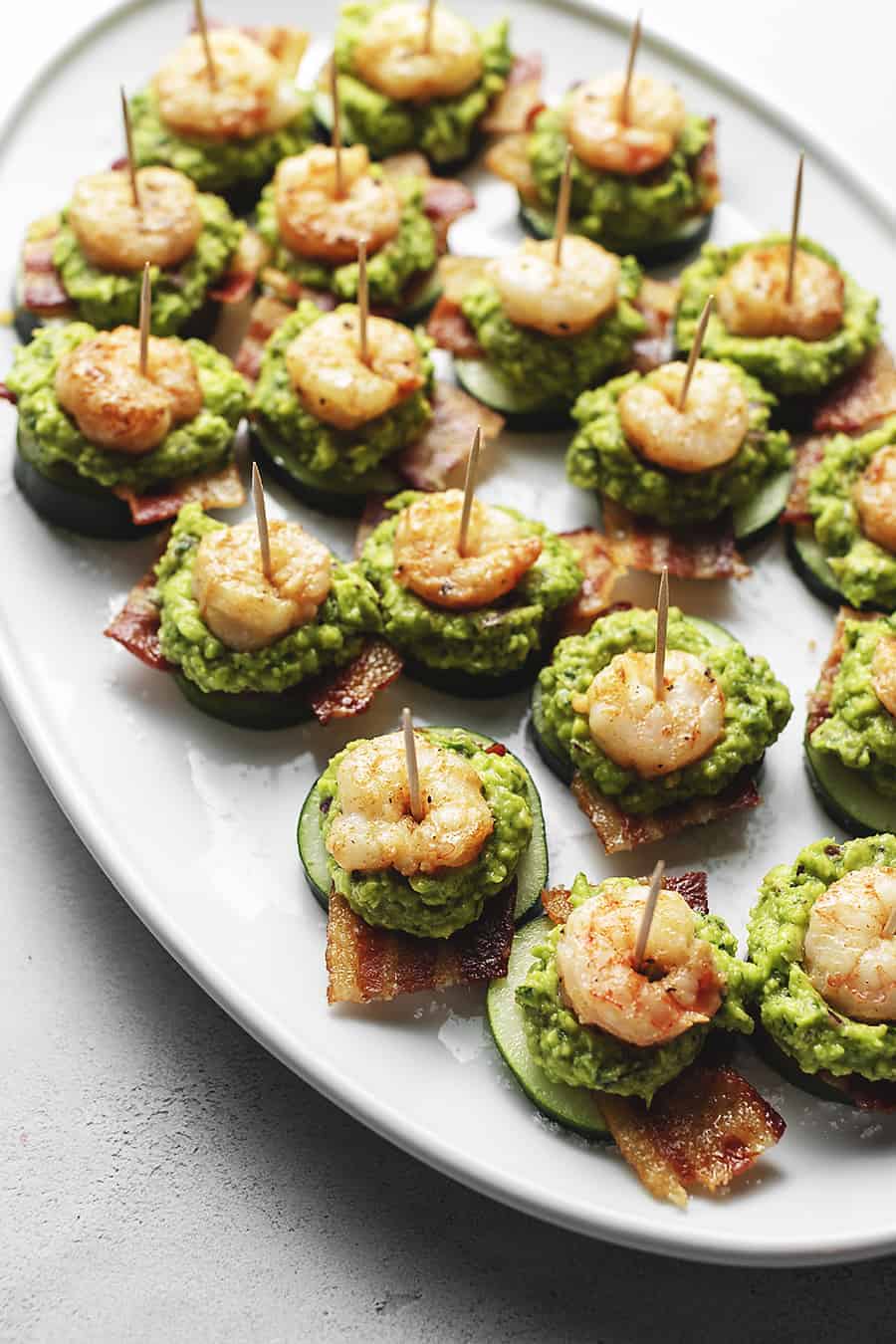Keto Shrimp Guacamole and Bacon Appetizers • Low Carb with Jennifer