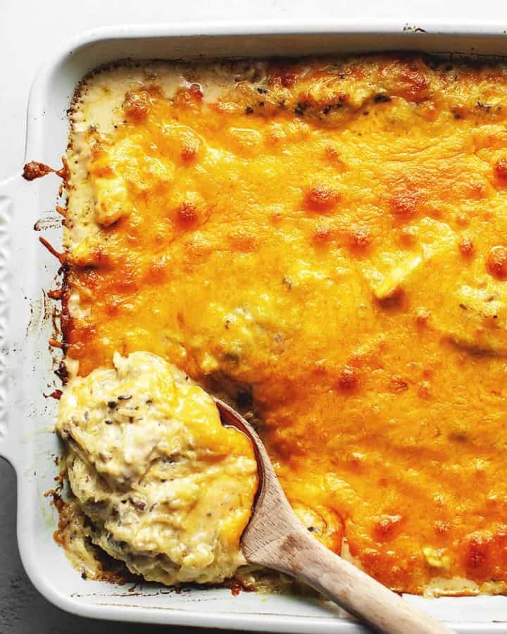 baked chicken spaghetti with squash