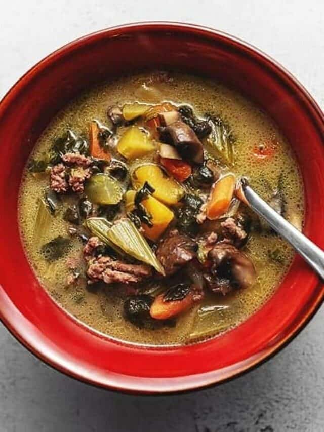 Autumn Vegetable Beef Soup