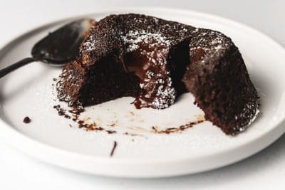 keto chocolate lava cake recipe image