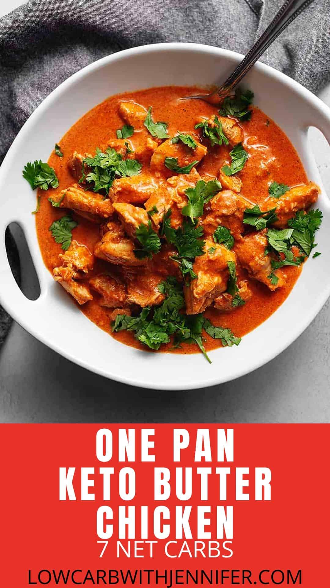One Pot Keto Butter Chicken • Low Carb with Jennifer