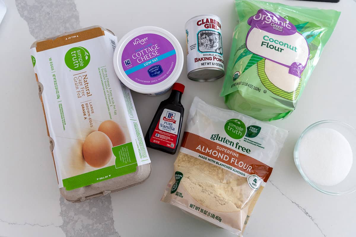 ingredients for keto muffins