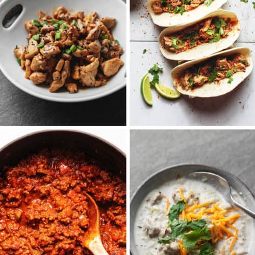 keto crockpot recipes collage