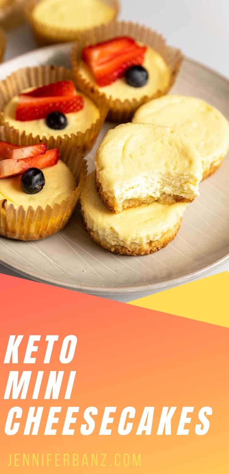 Keto Mini Cheesecake Bites • Low Carb with Jennifer