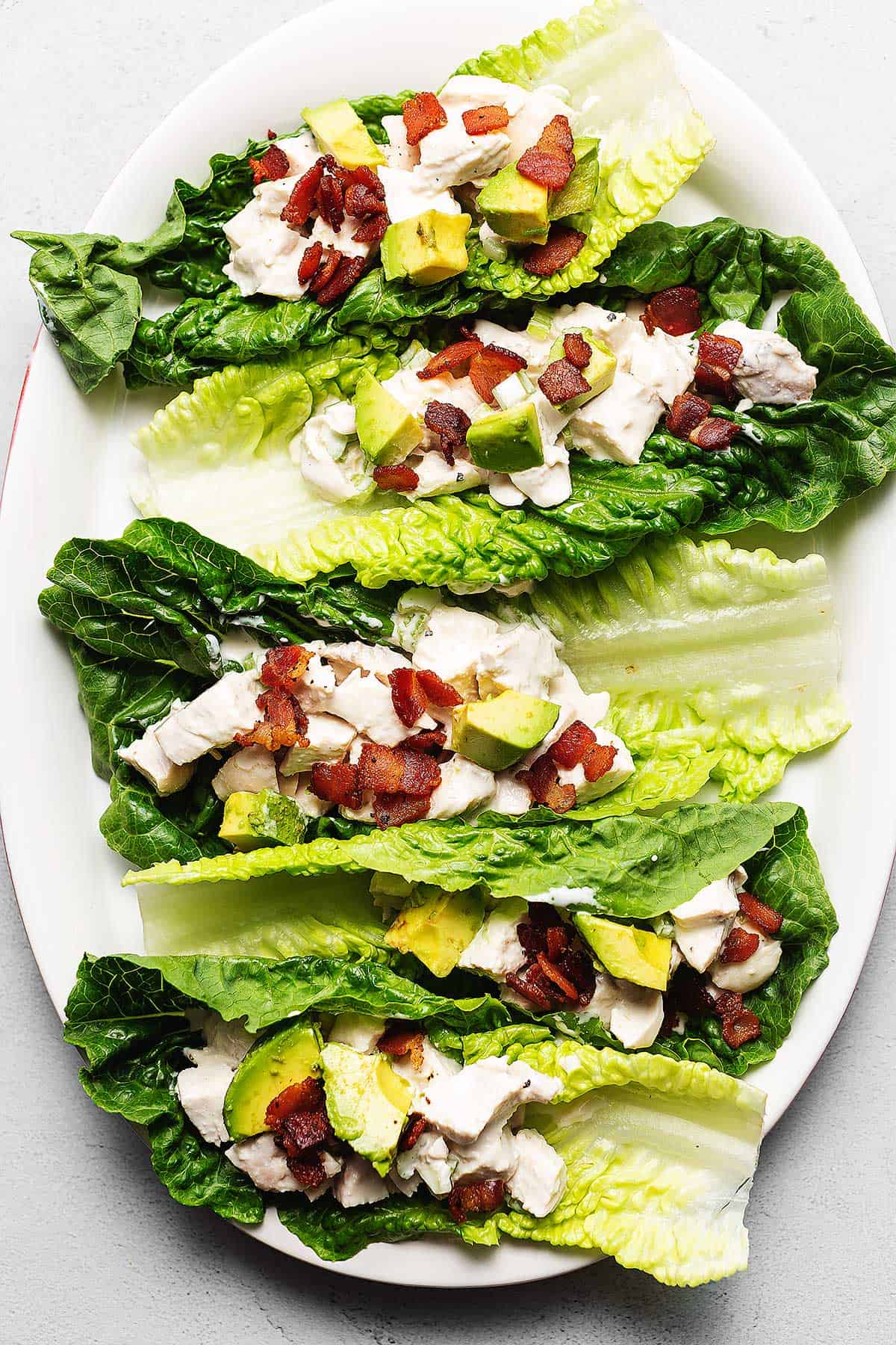 Chicken Salad Lettuce Wraps 