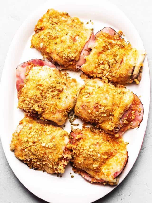 Keto Chicken Cordon Bleu Bake