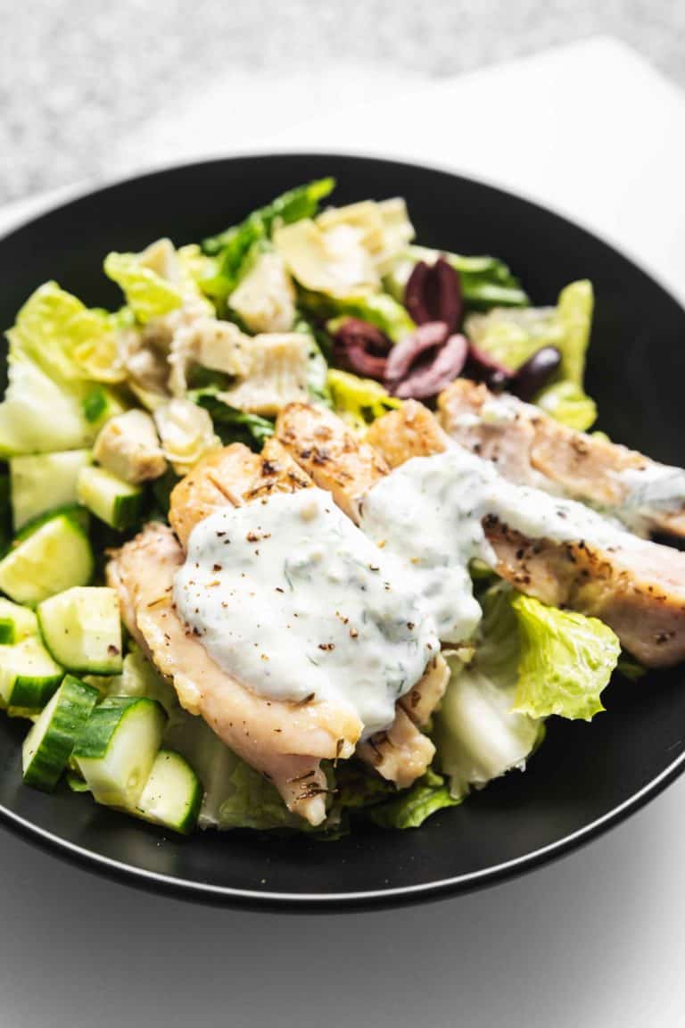 chicken greek bowl