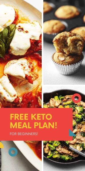 FREE KETO MEAL PLAN FOR BEGINNERS IMAGE