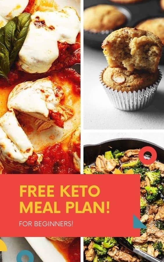 FREE KETO MEAL PLAN FOR BEGINNERS IMAGE