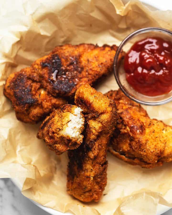 keto fried chicken tenders