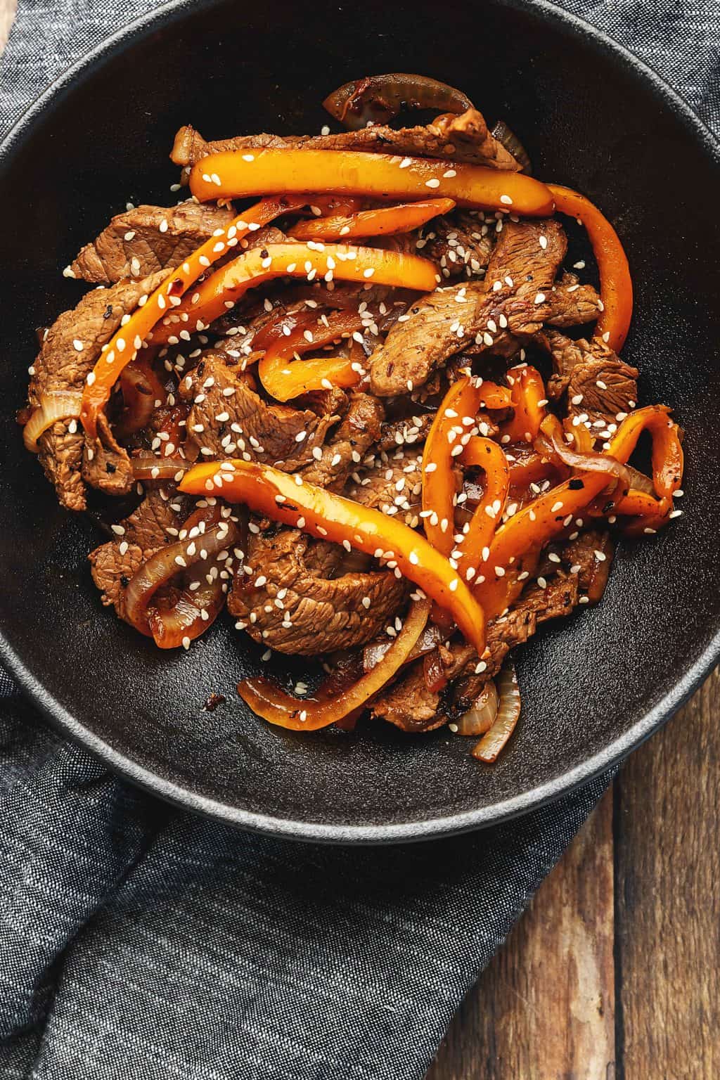 Chinese Black Pepper Steak with Onion • Low Carb with Jennifer