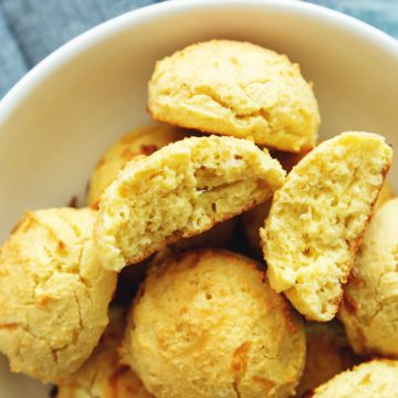 a bowl of biscuits