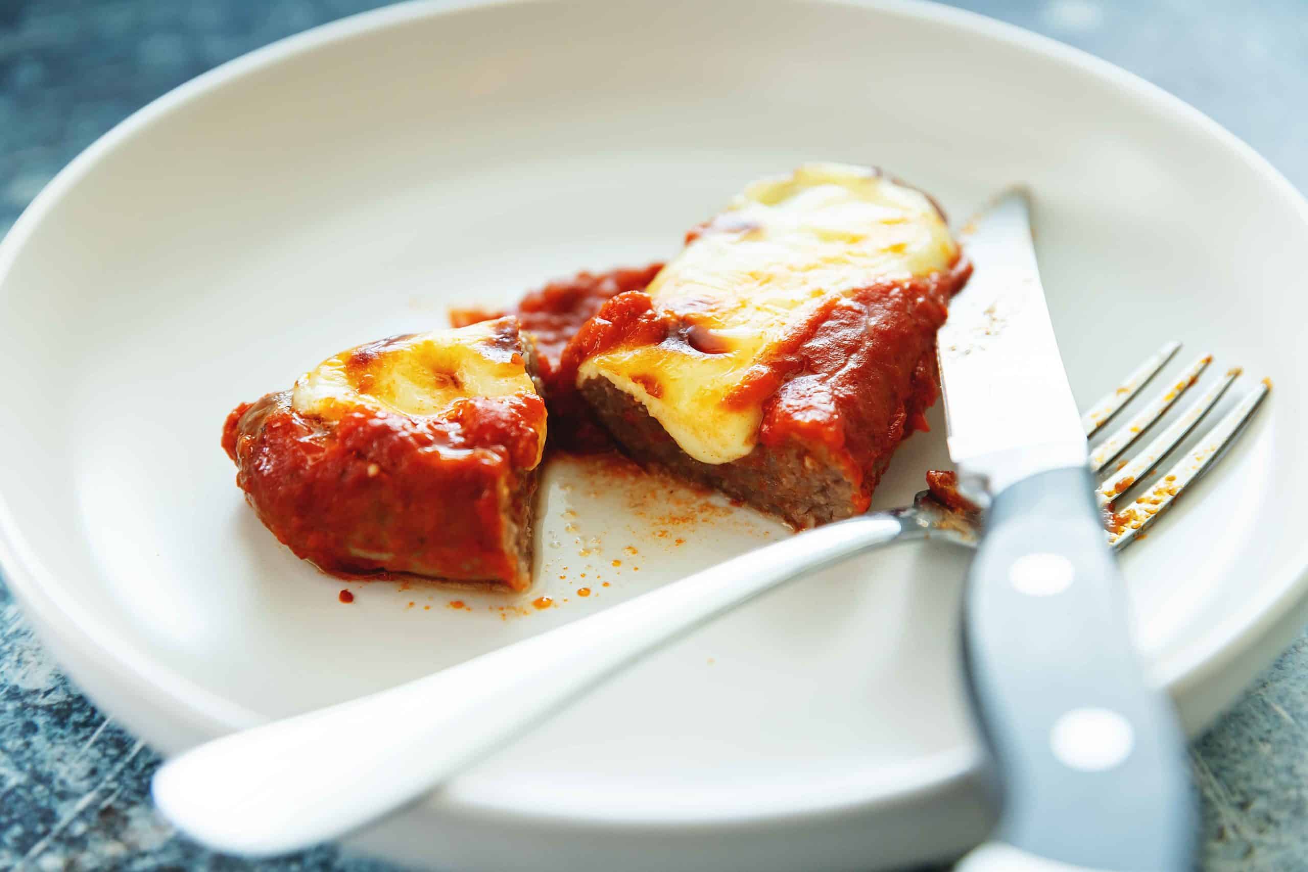 stuffed Italian sausage bake