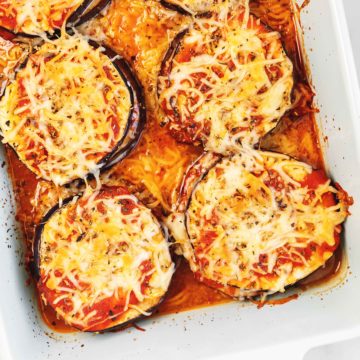 keto eggplant parmesan recipe image