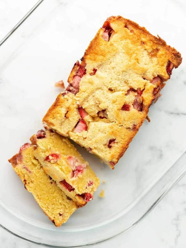 Keto Strawberry Quick Bread