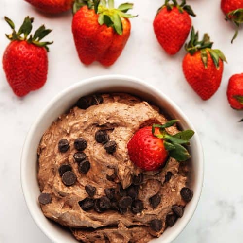 strawberries dipped in chocolate fruit dip