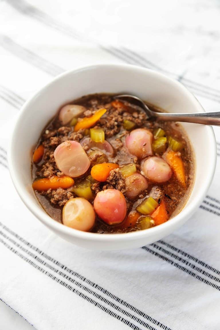 keto hamburger stew feature image