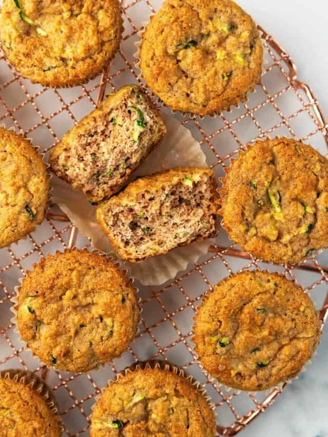 Keto Zucchini Spice Muffins