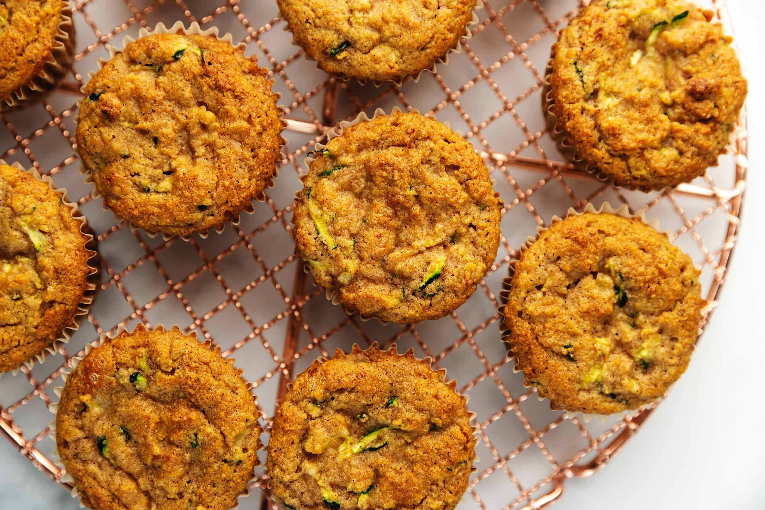 keto zucchini spice muffins recipe image