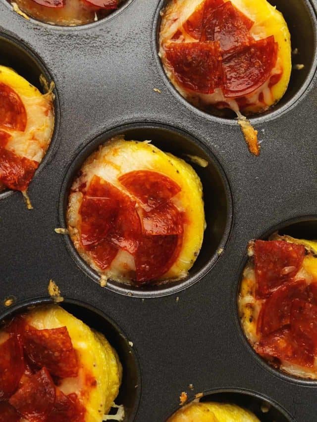 Keto Pizza Egg Bites