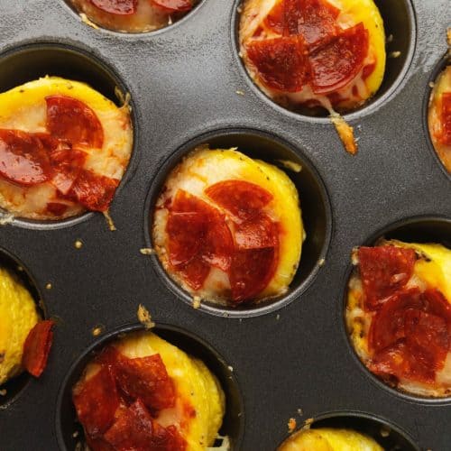 egg bites with pepperoni