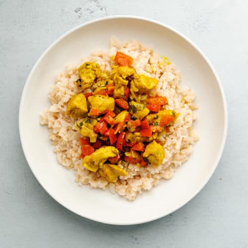 keto curry with chicken